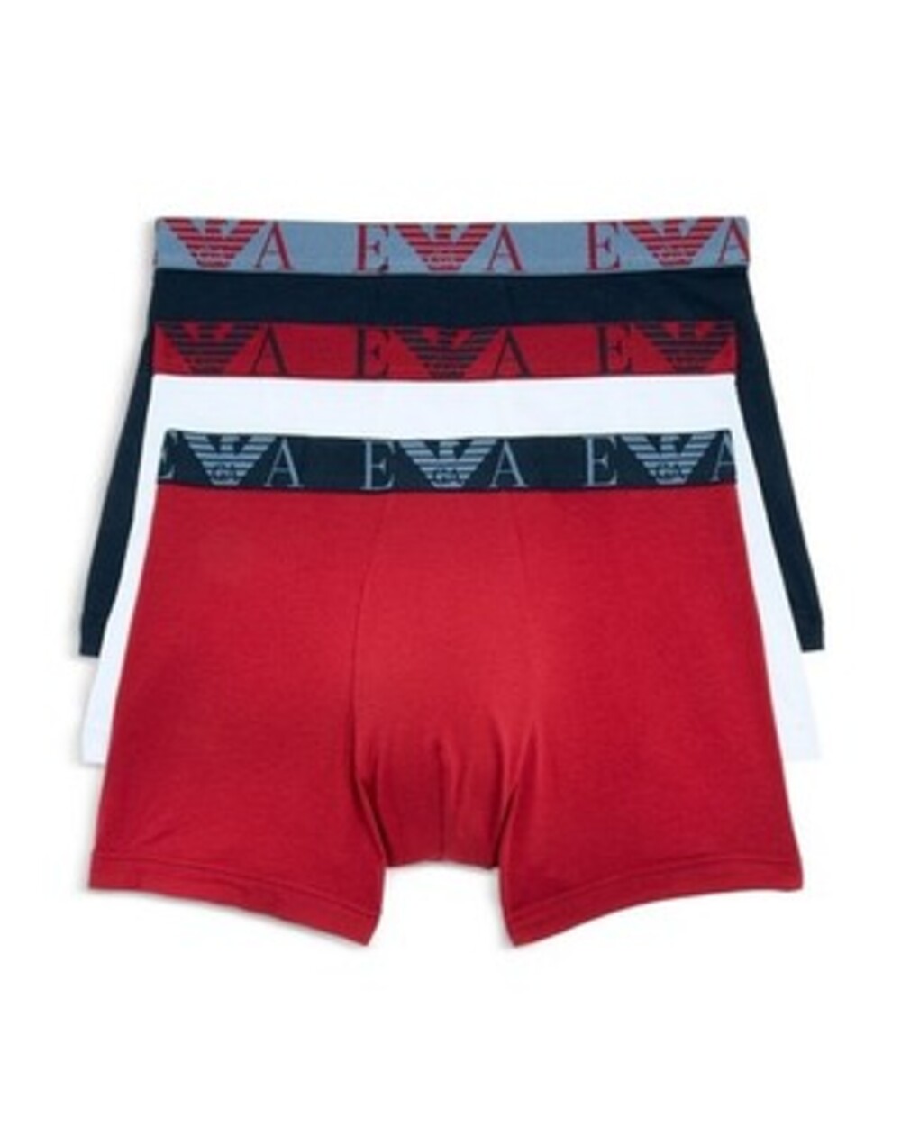 Emporio Armani Stretch Cotton Boxer Briefs Men's M Multicolor - Pack of 3